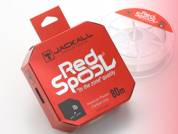 JACKALL Red Spool [Clear] 80m #5 (20lb)