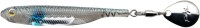 FISH ARROW Flash J Spin Elastomer 4'' SW #102 Blue Spot/Silver