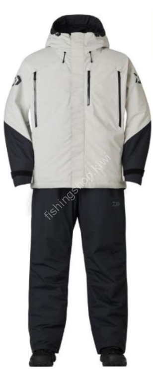 DAIWA DW-3424 Rainmax High Loft Winter Suit (Light Gray) M