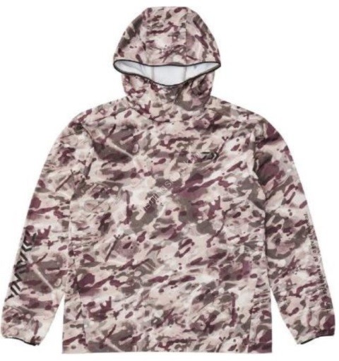 DAIWA DE-9224 Stretch Hoodie Shirt (Water Multi Camo) M