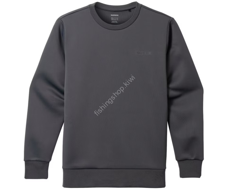 SHIMANO SH-030W Air Sweater Crew Neck (Charcoal) 2XL