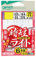 OWNER BARI 36278 SHORT TIME SMELT (WAKASAGI) LIGHT 68 PCS 0.8-0.25