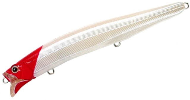 TACKLE HOUSE Feed. Shallow 128F #01 Pearl・Red Head
