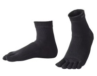 SHIMANO SC-024W Paper Dry Socks 5fingers Black S (22~24cm)