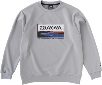 DAIWA DE-8723 Tough Sweat Pullover (Gray) L