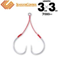 SFC Jam Assist Hook PE #4/0 3*3cm (2pcs)