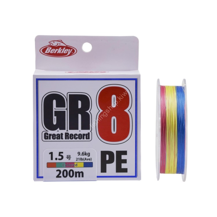 BERKLEY GR8 [10m x 5colors] 200m #1.5 (21lb)