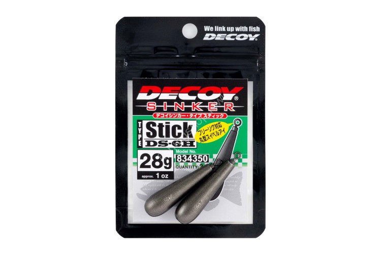 DECOY DS-6H Sinker Type Stick 18g #Gun Black
