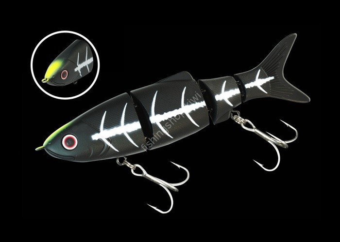 BIOVEX Joint Bait 90SF # 81 Yellow Head Matte Black Bone