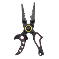 PROX Finger Split Mini Pliers Straight Type #Black x Red