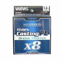 VARIVAS Avani Casting PE Max Power x8 Shore Master [White] 200m #1.2 (24.1lb)