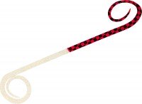 DAIWA Kohga Silicone Necktie Twin Curly R #Check Red+Glow Lame