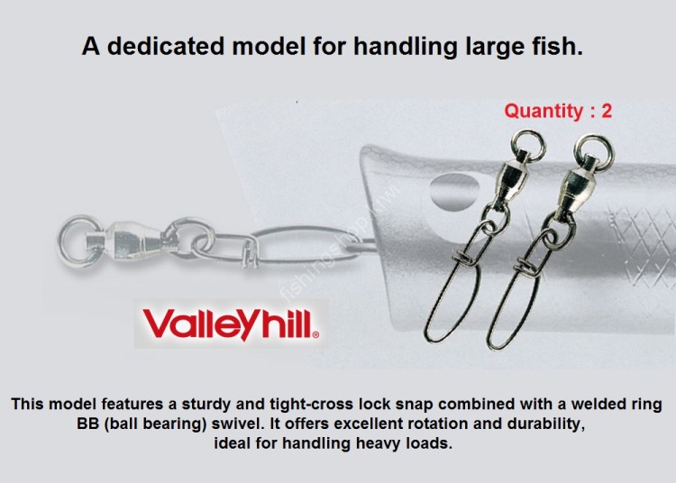 VALLEYHILL BB & Crosslock Snap #2.5 (70lb)