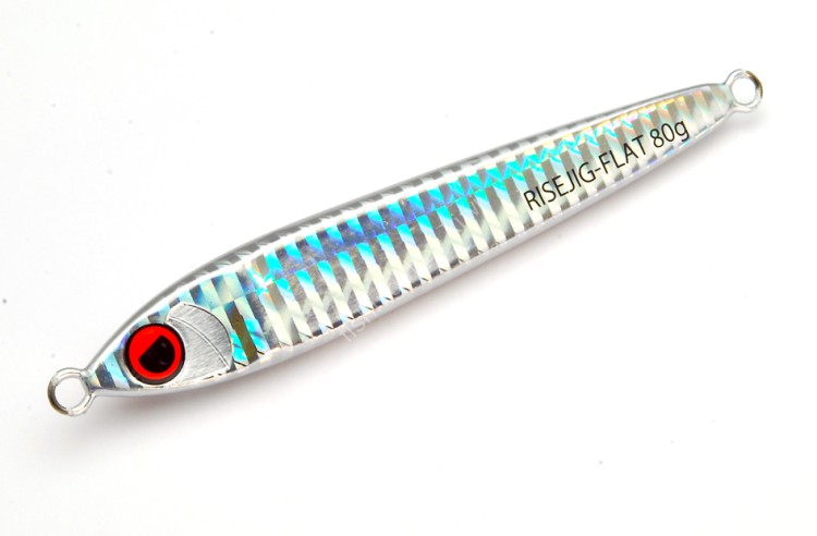RISE JAPAN Rise Jig Flat 100g #RJ07 Zebra Glow