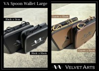 VELVET ARTS VA Spoon Wallet Large #Black × Black