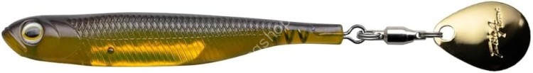 FISH ARROW Flash J Spin Elastomer 4'' SW #103 Purple Weenie/Silver