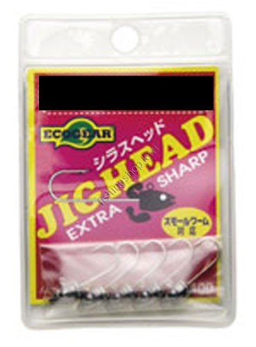 ECOGEAR Shirasu Head 1.3g #8 (5pcs)