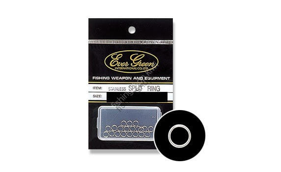 EVERGREEN STAINLESS SPLIT RING #4