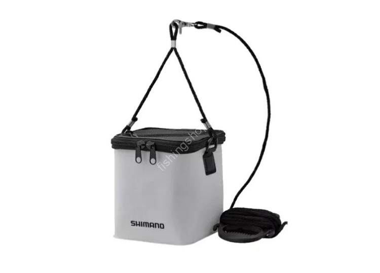 SHIMANO Mesh Water Bucket 19cm BK-001X #White SHIMANO Mesh Water Bucket 19cm BK-001X #White