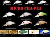 LUCKY CRAFT Micro Cra-Pea DR 2 Hook-SS #Amabie