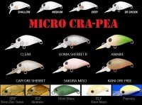 LUCKY CRAFT Micro Cra-Pea DR 2 Hook-SS #Amabie