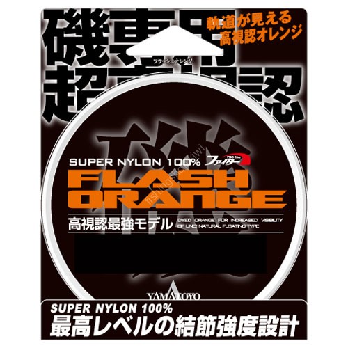 YAMATOYO Flash Orange [Flash Orange] 150m #6 (22lb)