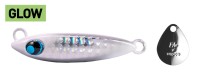 FISH ARROW Coro Jig Blade 40g #010 Silver Double End Glow
