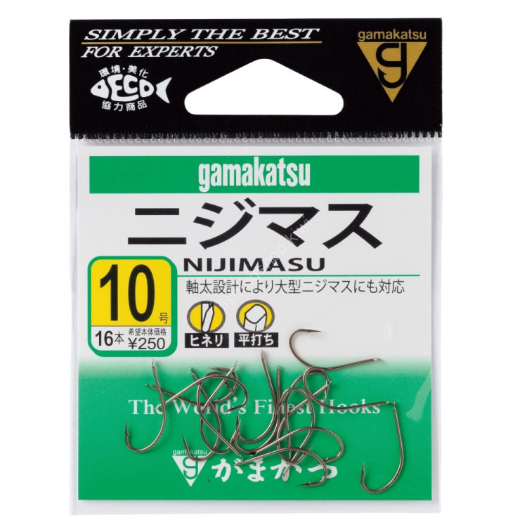 GAMAKATSU Nijimasu Rose [Brown] #8 (16pcs)