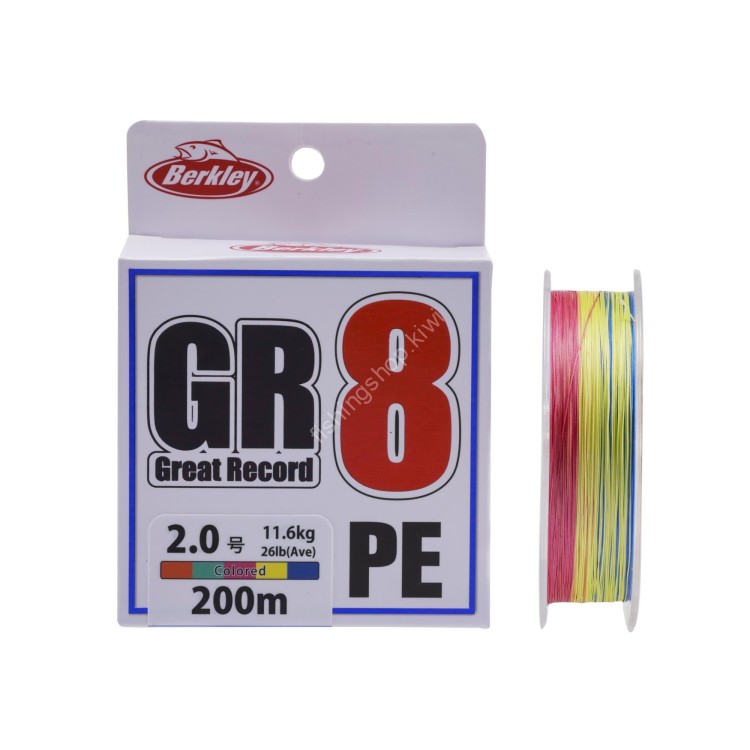 BERKLEY GR8 [10m x 5colors] 200m #2.0 (26lb)