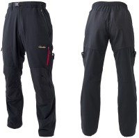 GAMAKATSU GM3719 HD Fishing Pants (Black x Red) L