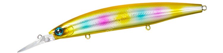 DAIWA Shore Line Shiner Z Set Upper 125S-DR Rattle-in #Gold Rainbow