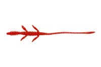 JACKALL BinBin Worm Trailer Tai Comb Pin #F005 Red Gold Flake