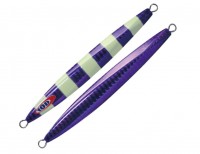 JACKALL Anchovy Metal Type-I 100g #Purple / Glow Stripes