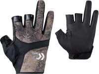 DAIWA DG-8023 Game Gloves (3fingers cut) Real Lake XL
