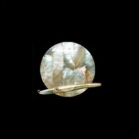 AWABI HONPO Awabi Sheet Kuro Chokai Shell Large #Natural