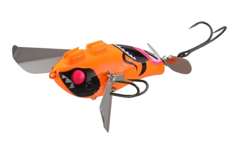 JACKALL Pompadour Jr. Namazu Custom #Spark Orange Nazzy