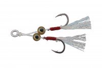JACKALL Big Backer Fit Jig Eye Power Hook Twin S (2pcs)