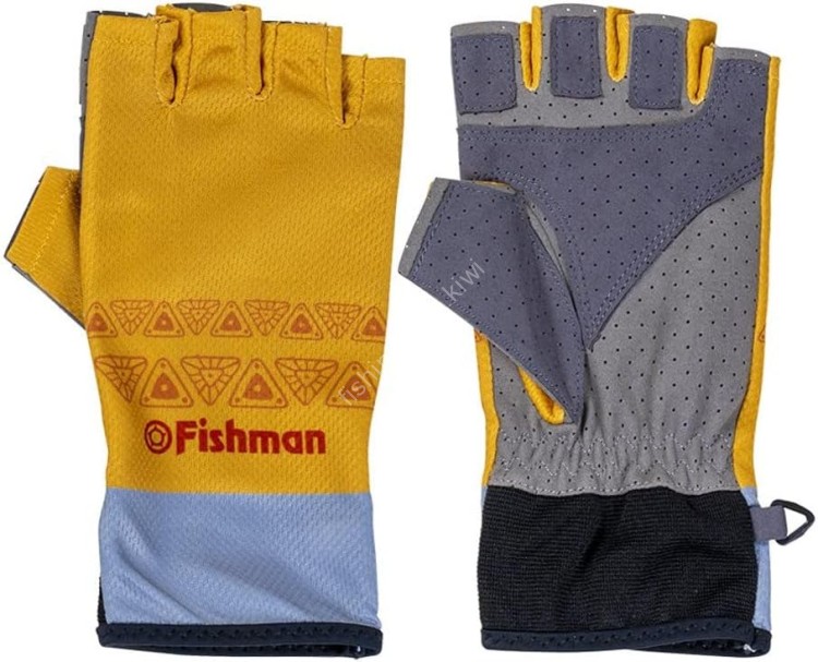 FISHMAN Summer 5 Fingerless Gloves [Orange] M