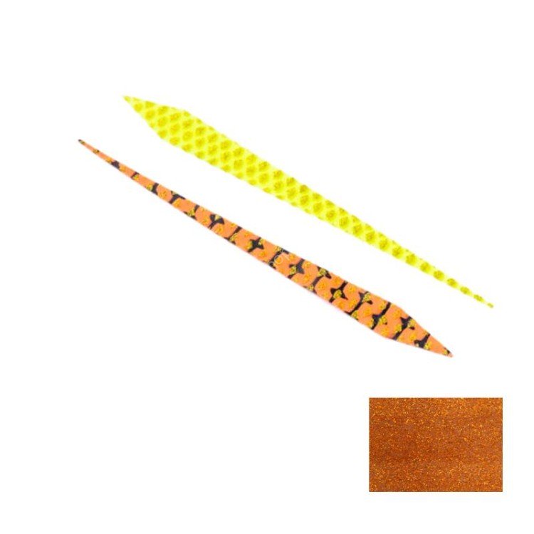 MIYAICHI Sakuraichi (Oka) Tairaba Necktie Odai Straight #17 G Orange