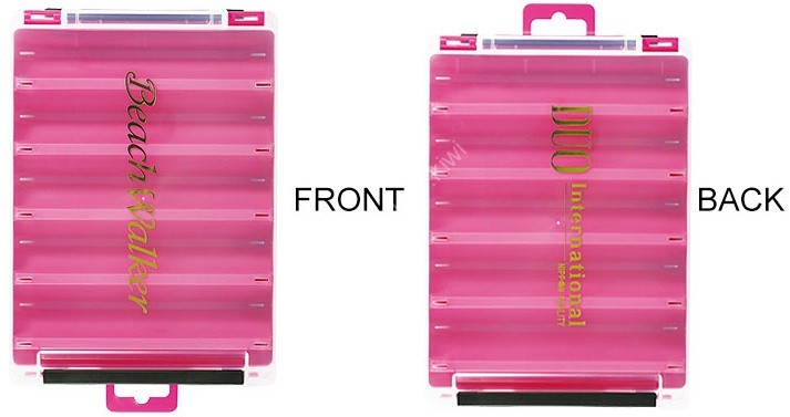 DUO BeachWalker Lure Box Reversible 140 Pink / Gold Foil