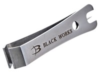 GAMAKATSU GM2591 Line Cutter&Needle (Straight Blade) #Silver (BlackWorks)