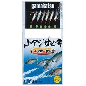 GAMAKATSU G SMALL HORSE MACKEREL SABIKI RAINBOW MACKEREL (SABA) LEATHER 68 PCS S503 3 REVISED