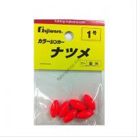 Fujiwara Colour Sinker Jujube No.1 Fluorescent Red