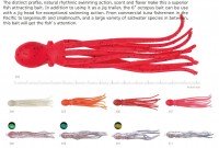 NIKKO Octopus 6inch #309 UV Blue Glow Flake