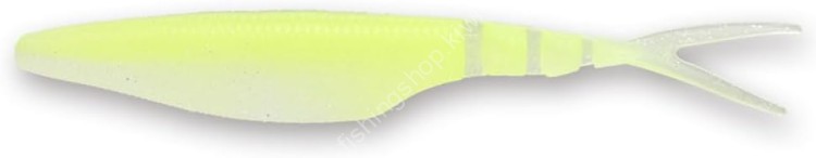 IMAKATSU Bakusoku Shad 5'' (Feco) #S-531 Clear Lime Shad (5pcs)
