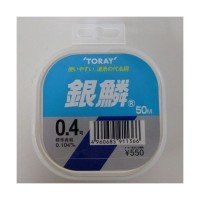 TORAY Ginrin Nylon Line [Natural] 50m #0.4 (1.5lb)
