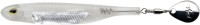 FISH ARROW Flash J Spin Elastomer 4'' SW #100 Keimura Clear/Silver