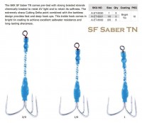 BKK Saber SF803-TN #1/0 Bright Tin (3pcs)