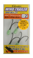 GAMAKATSU Wind Trailer Double21 Type Nano [Nano Smooth Coat] #2 (4pcs)