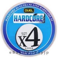 DUEL Hardcore X4 [10m x Silver&Green&Orange&Blue&Pink] 200m #0.8 (14lb)